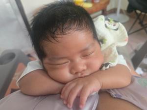 Baby Ram sleeping peacefully